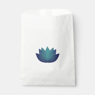 Sachets En Papier Illustration de la fleur Aqua Lotus