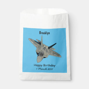 Sachets En Papier Illustration de l'avion de chasse