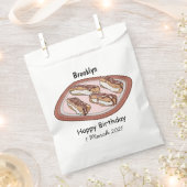 Sachets En Papier Illustration de l'éclair de chocolat (Coupé)