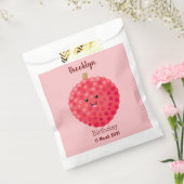 Sachets En Papier Illustration de litchee rose mignon (Scellé)
