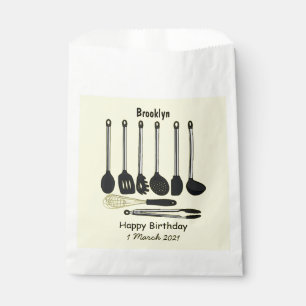 Sachets En Papier Illustration de l'ustensile de cuisine