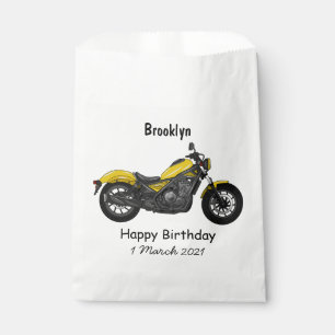 Sachets En Papier Illustration de moto Cruiser