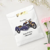 Sachets En Papier Illustration de moto pourpre Sidecar (Scellé)