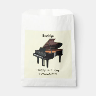 Sachets En Papier Illustration de piano