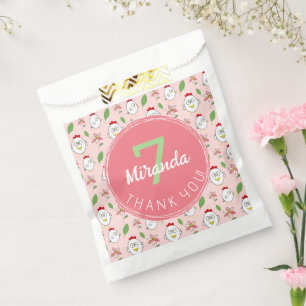 Sachets En Papier Illustration de poulet au dessin mignon