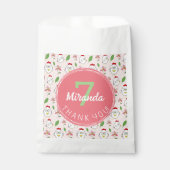 Sachets En Papier Illustration de poulet au dessin mignon (Devant)