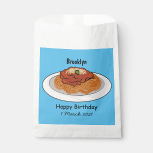 Sachets En Papier Illustration de Spaghetti
