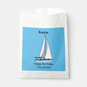 Sachets En Papier Illustration de voilier