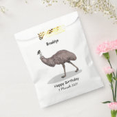 Sachets En Papier Illustration d'Emu bird (Scellé)