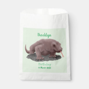 Sachets En Papier Illustration du dragon de Komodo