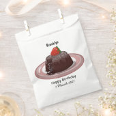 Sachets En Papier Illustration du gâteau de lave au chocolat (Coupé)