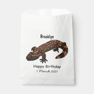 Sachets En Papier Illustration du monstre Gila