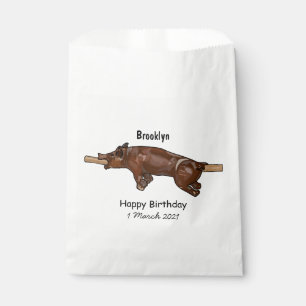 Sachets En Papier Illustration du rôti de porc / rôti de porc