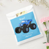 Sachets En Papier Illustration d'un camion monstre bleu mou (Scellé)