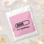 Sachets En Papier I'm Thinking... Loading Progress Bar Pink Minimali (Coupé)