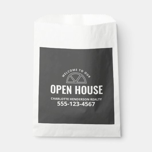 Sachets En Papier Immobilier Open House Goodie (Devant)