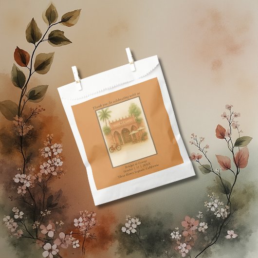 Sachets En Papier Inde Courtyard Destination mariage Escapade
