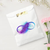Sachets En Papier Infinity with purple feather (Scellé)