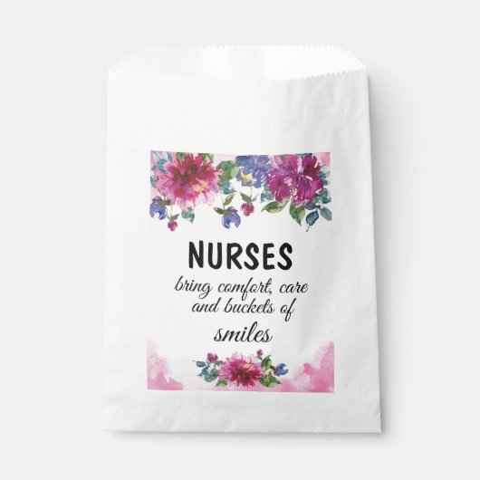 Sachets En Papier Infirmières Appréciation Merci Infirmière quittant (Devant)