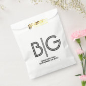 Sachets En Papier Initiales grandes noir et blanc (Scellé)
