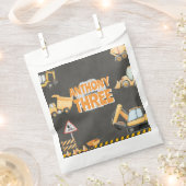 Sachets En Papier Invitation d'anniversaire de construction (Coupé)