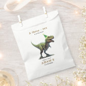 Sachets En Papier Invitation d'anniversaire de Dinosaur, trois rex A (Coupé)