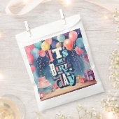 Sachets En Papier Invitation de fête d'anniversaire (Coupé)
