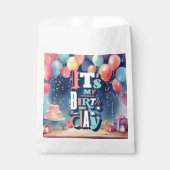 Sachets En Papier Invitation de fête d'anniversaire (Devant)