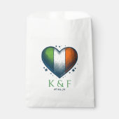 Sachets En Papier Irlande Mariage couple (Devant)