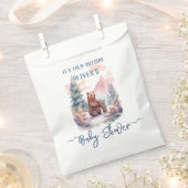 Sachets En Papier Its Cold Outside Winter Forest Bears Baby Shower (Coupé)