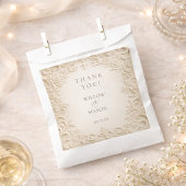 Sachets En Papier Ivory Baroque Elegant Classic Wedding