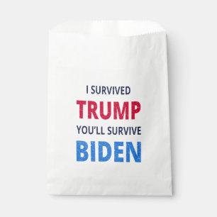 Sachets En Papier J'ai survécu à Trump, vous allez survivre à Biden