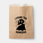 Sachets En Papier J'Ai Trouvé Ce Fantôme D'Halloween Humerus (Devant)