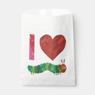 Sachets En Papier J'Aime La Caterpillar Très Affamée