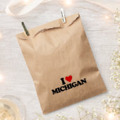 SACHETS EN PAPIER J'AIME MICHIGAN (Coupé)