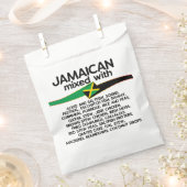 Sachets En Papier Jamaïcain Mélangé Avec La Jamaïque Fière (Coupé)