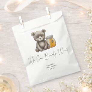 Sachets En Papier Jar de miel et ours en peluche - Nous pouvons atte