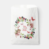 Sachets En Papier Jardin aux fraises magiques Pixie 1er anniversaire (Devant)