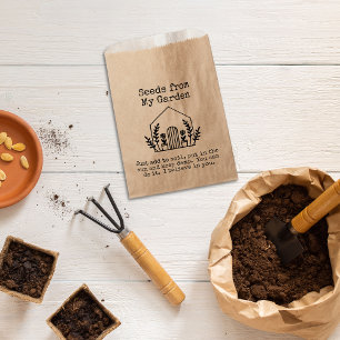 Sachets En Papier Jardin de papier pour économiser les semences