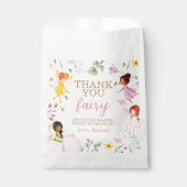 Sachets En Papier Jardin enchanté fée magique fête d'anniversaire (Devant)
