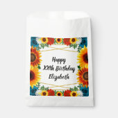 Sachets En Papier Jardin été Floral géométrique (Devant)