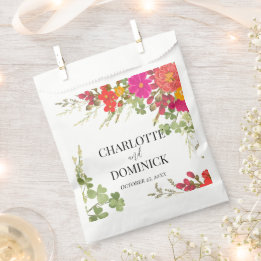 Sachets En Papier Jardin Floral d'été Mariage Fleur sauvage