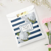 Sachets En Papier Jardin Floral Hydrangea Blanc Marine Merci bleu (Scellé)