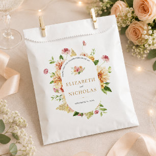 Sachets En Papier Jardin Floral   Mariage d'Été