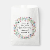 Sachets En Papier Jardin Floral Wreath Memorial Seed Packet (Devant)
