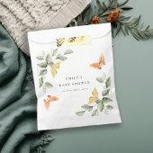 Sachets En Papier Jardin Jaune mignon Baby shower de Papillons