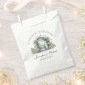 Sachets En Papier Jardin romantique Mariage Floral Arch Fontaine (Coupé)