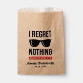 Sachets En Papier Je ne regrette rien Bachelorette Party Hangover Ki (Devant)
