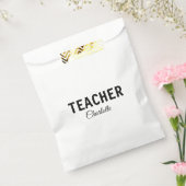 Sachets En Papier Je suis enseignant école Collegeajouter votre nom (Scellé)