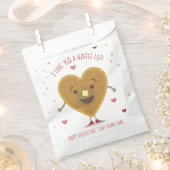 Sachets En Papier Je T'Aime Une gaufre Lot Coeur Enfants Valentine (Coupé)